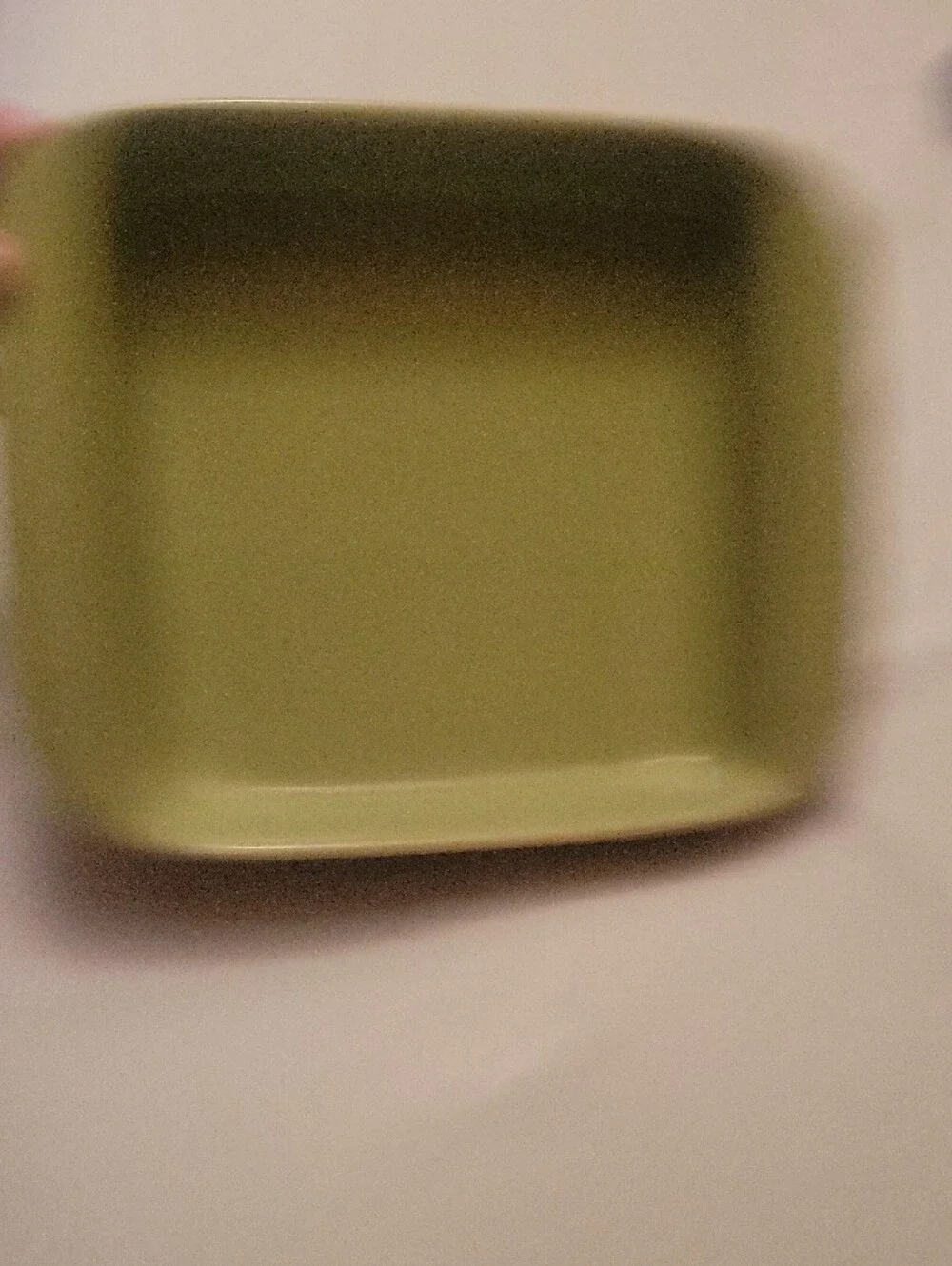 Chantal Square Baking Dish in Sage Green. Very Nice, Desirable. Vintage Baking.